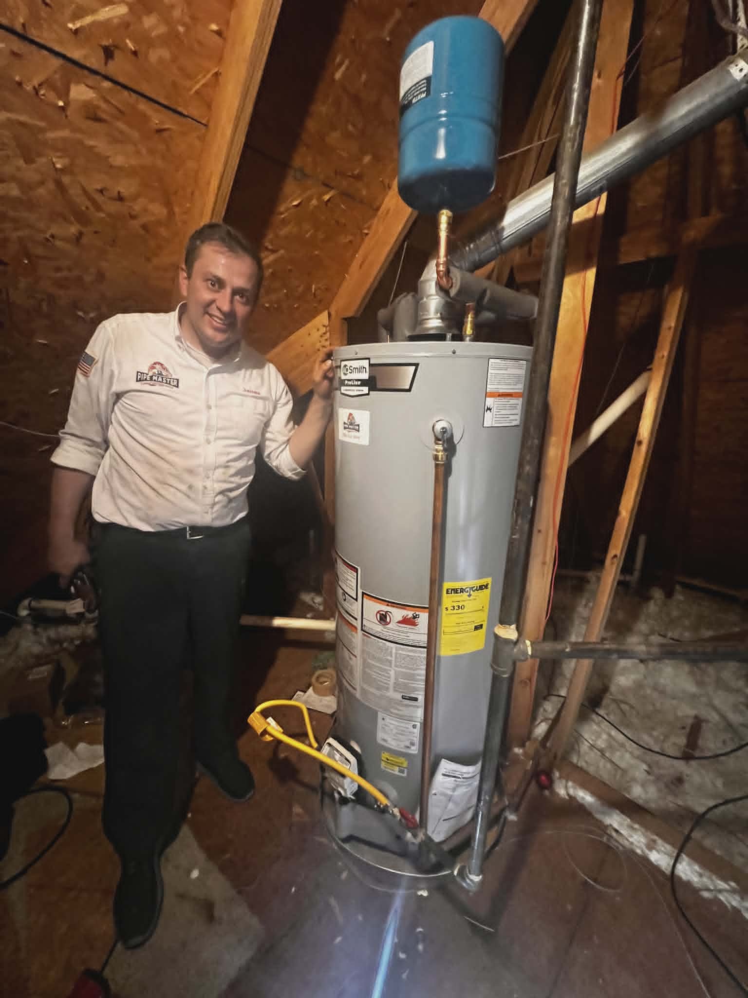 Water heater installation in Little Rock, AR by Pipe Master Plumbing